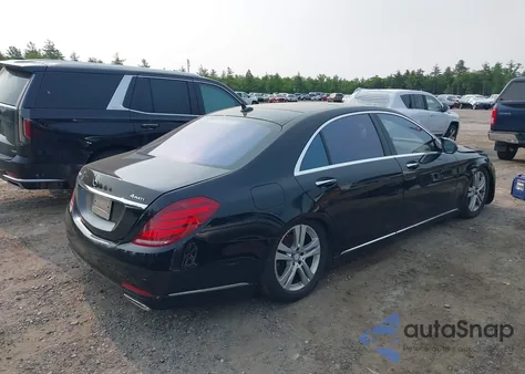 2017 Mercedes-Benz S 550 4Matic из США, поврежденный, VIN WDDUG8FB8HA295932